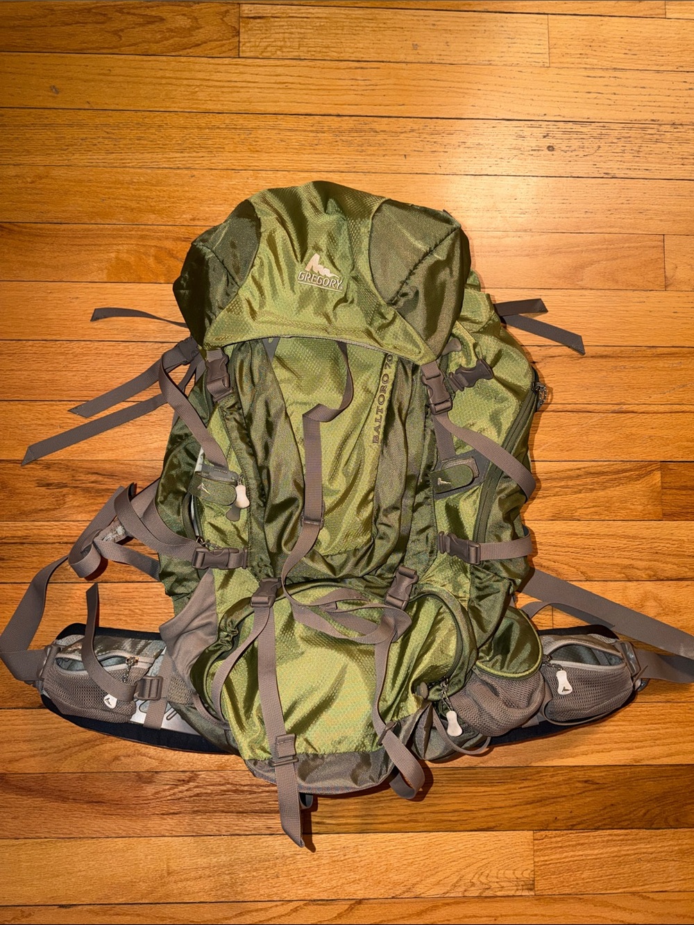 Gregory Baltoro 70L Backpack- Response AFS - Green